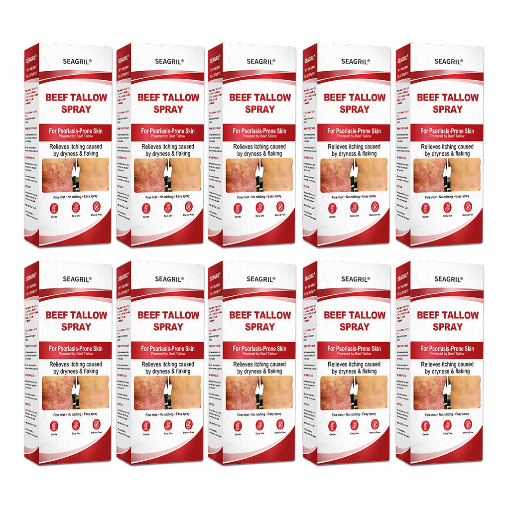 SEAGRIL® Beef Tallow Spray for Itchy, Flaky Psoriasis Skin 1