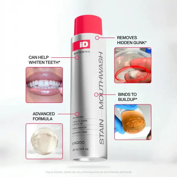 ⚡️Stain Whitening Mouthwash for White Teeth⚡️Freshens Breath with Essential Oils 237ml-TJY