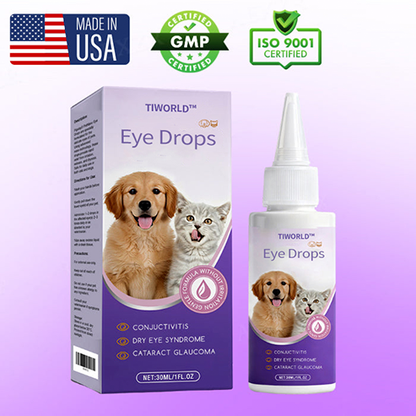 👩‍⚕️ Tiworld® PetNano  Eye Drops🔥 ☑️ Relieves Conjunctivitis, Dry Eyes, Cataracts, and Keratitis😸