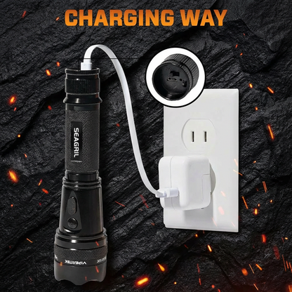💥 Hot Special Discount 75% OFF ️🔦 SEAGRIL 75M Stun Flashlight ⚡