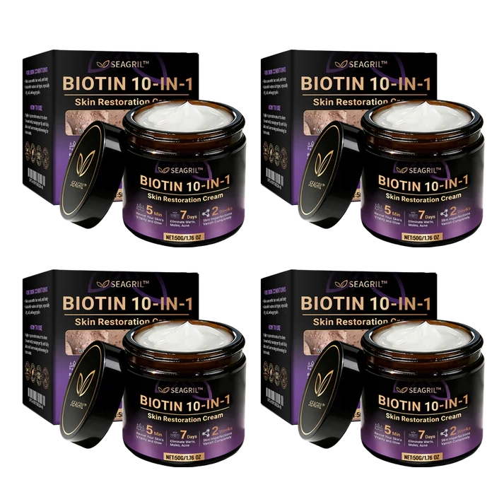 Made and Shipped from USA ✨SEAGRIL® Biotin 10-in-1 Skin Restoration Cream 🍀