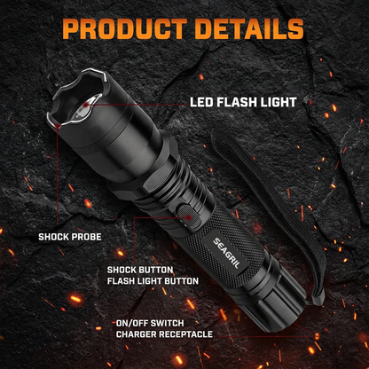 💥 Hot Special Discount 75% OFF ️🔦 SEAGRIL 75M Stun Flashlight ⚡