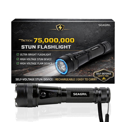 💥 Hot Special Discount 75% OFF ️🔦 SEAGRIL 75M Stun Flashlight ⚡
