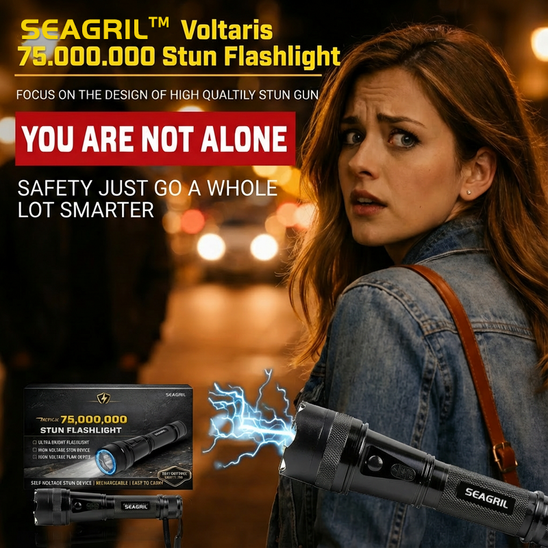 💥 Hot Special Discount 75% OFF ️🔦 SEAGRIL 75M Stun Flashlight ⚡