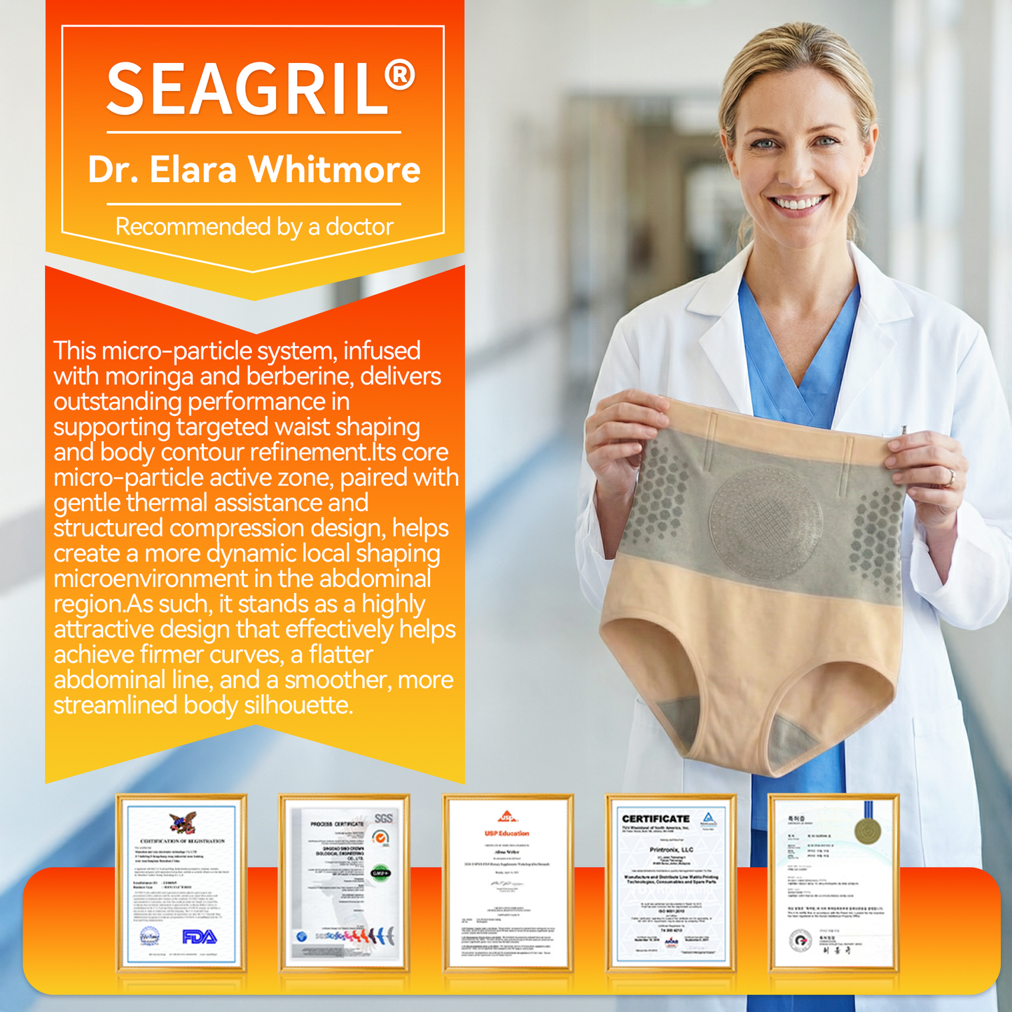 🏆𝐎𝐟𝐟𝐢𝐜𝐢𝐚𝐥 𝐁𝐫𝐚𝐧𝐝 𝐒𝐭𝐨𝐫𝐞 | SEAGRIL® Moringa & Berberine 4-In-1 Micro-Particle Sculpting & Fat-Burn Shorts( Suitable for both 🙍‍♂️men and 🙍‍♀️women )