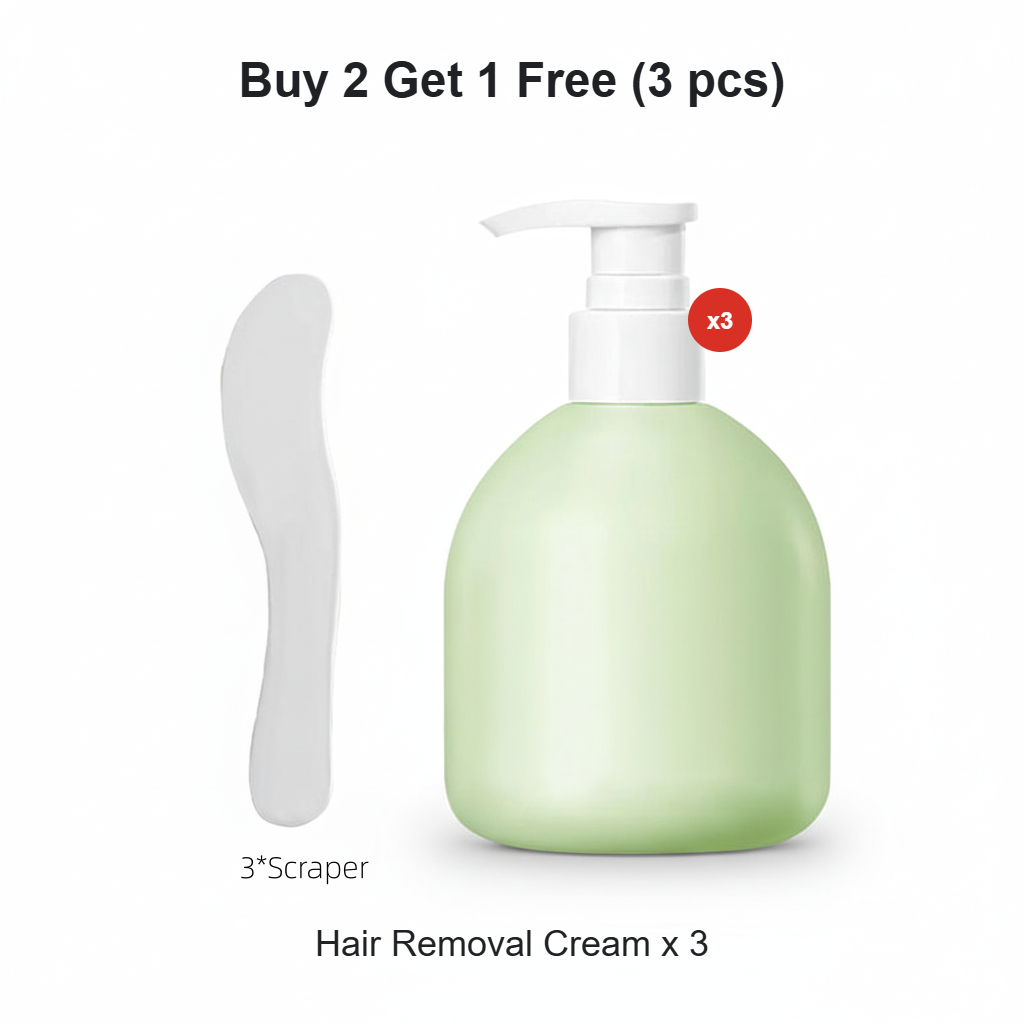 💥Large-size hair removal cream Gentle and non-irritating hair removal cream set (hair removal cream + razor) | Limited-time offer 🎁|Limited-time offer🎁