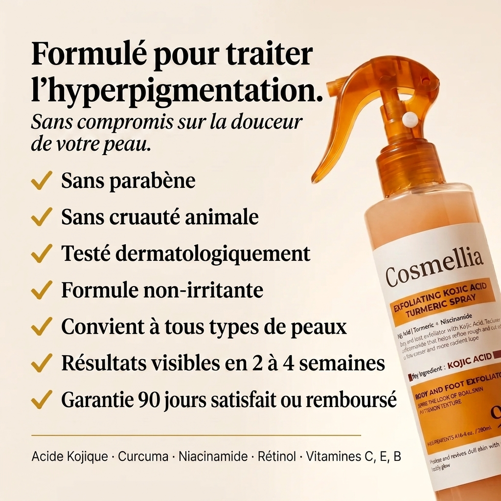 Spray Exfoliant Anti-Taches Corps · Kojic Acid 99%