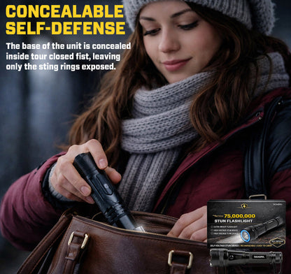 💥 Hot Special Discount 75% OFF ️🔦 SEAGRIL 75M Stun Flashlight ⚡